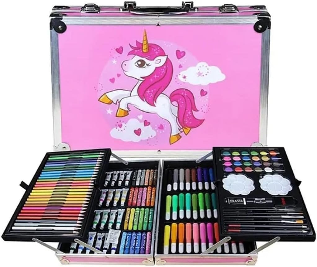 Art Set Double-Deck Aluminum Case - Unicorn