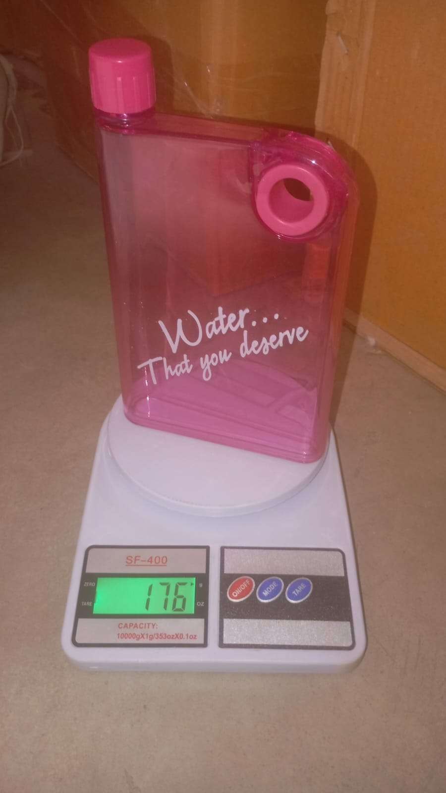 Motivational Flask Water Bottle