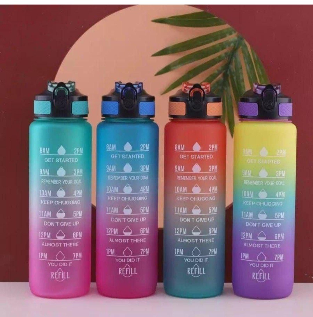 Motivational Water Bottles (4-Pack)