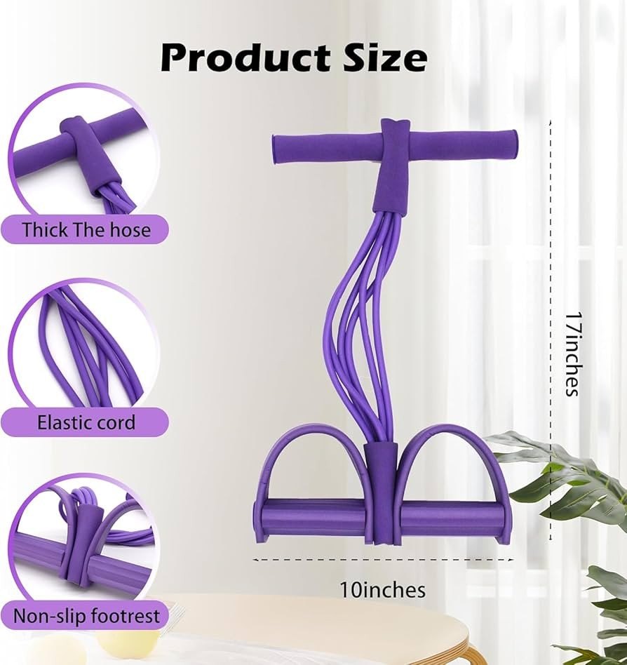 Pedal Resistance Exerciser (Purple)
