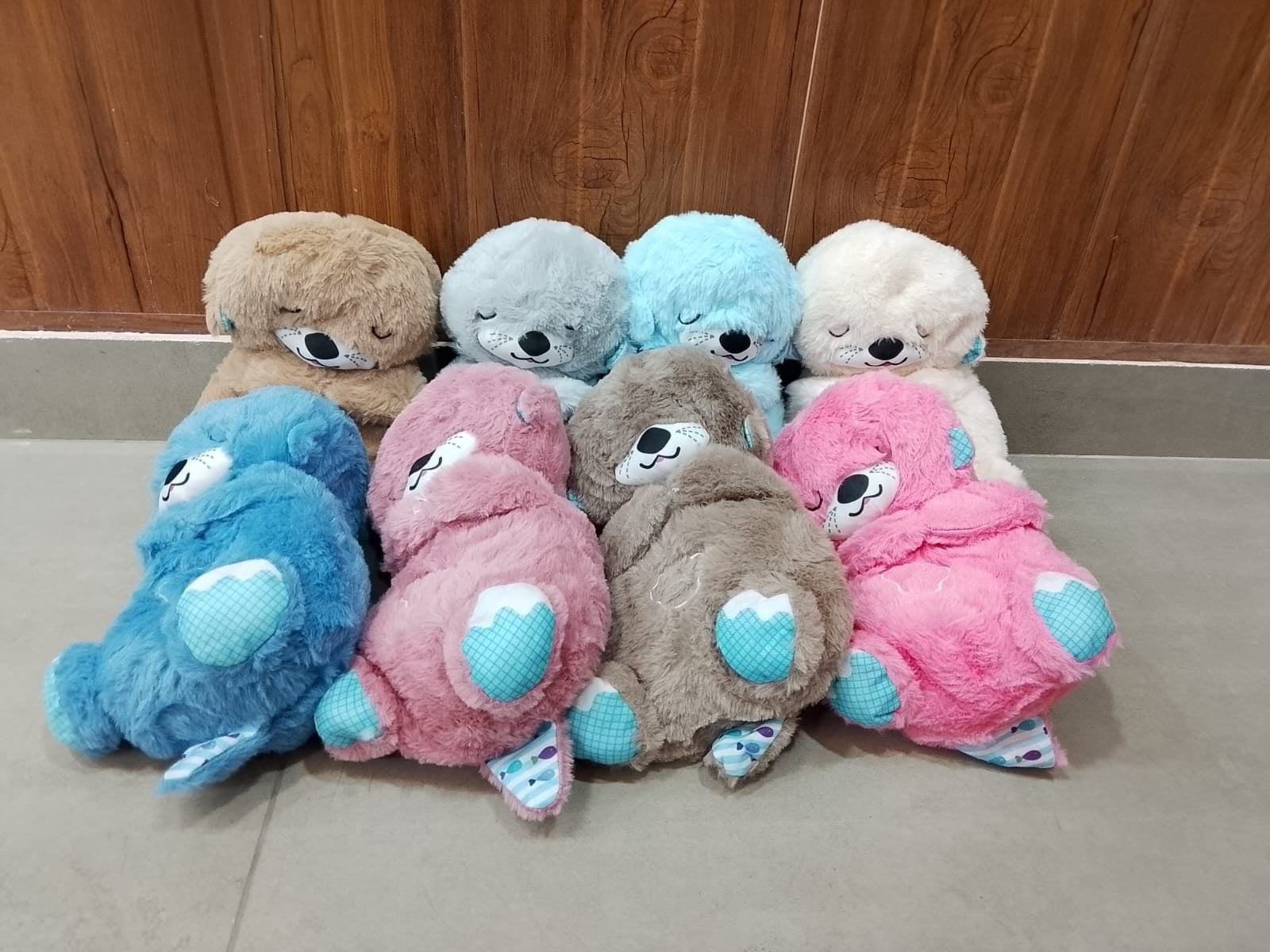 Plush Sleeping Otter Soft Toy
