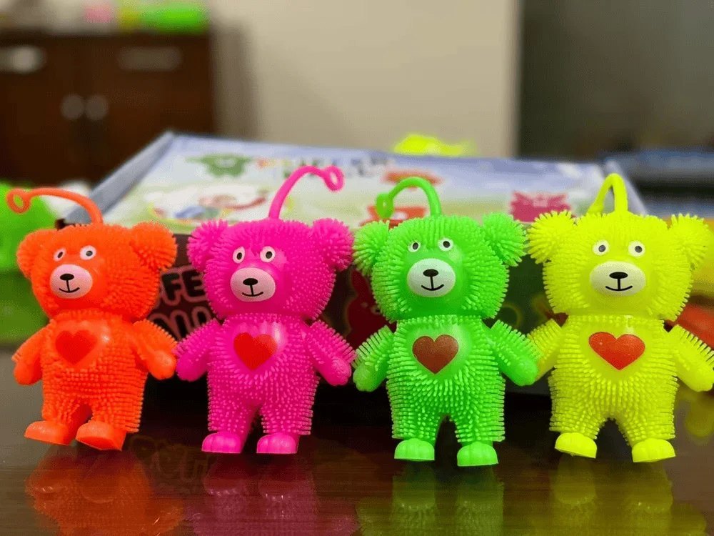 Puffer Bear Toys - Glow (4-Pack)